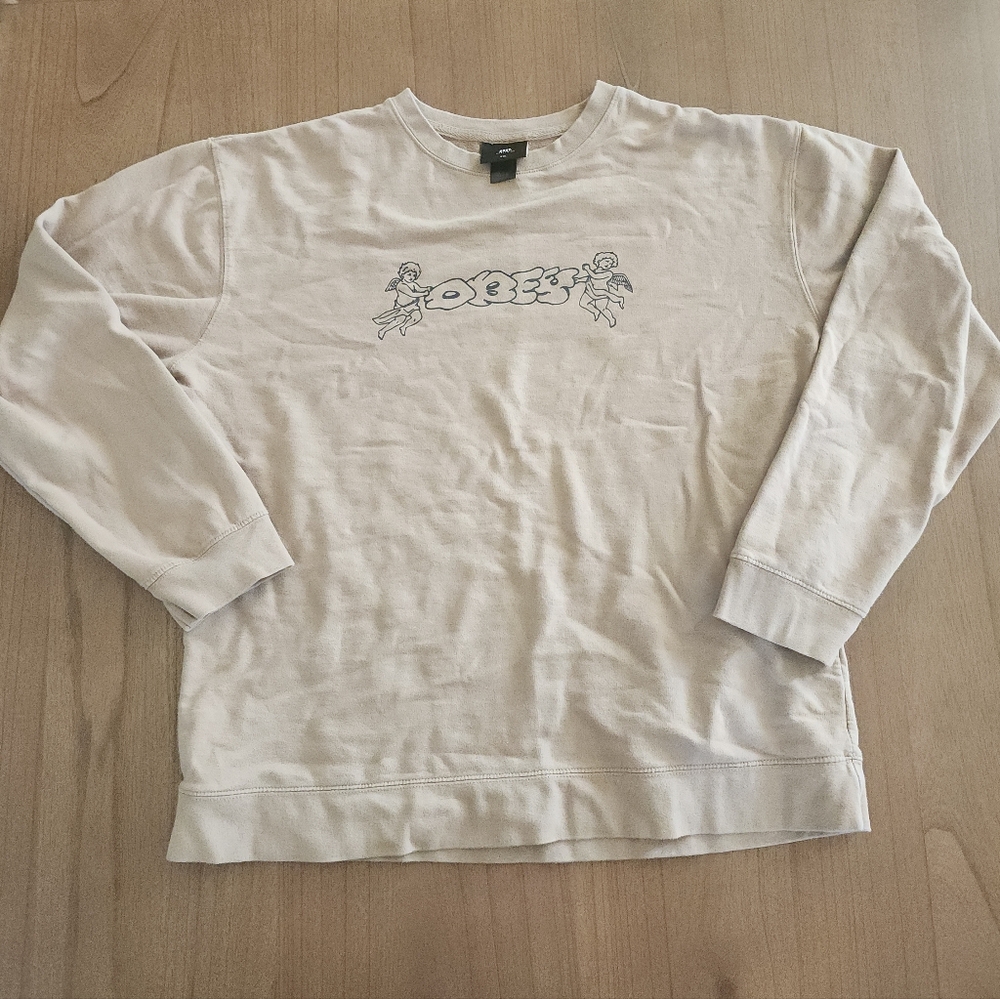 Obey Cherub Throwie Crewneck Sweatshirt